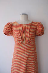 puff sleeve flower dress