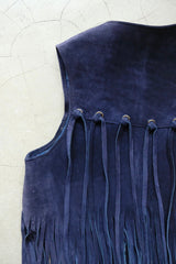 leather fringe vest