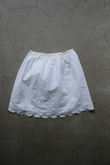 cotton mini  skirt