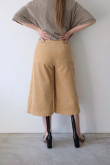 corduroy half pants