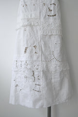 cutwork lace camisole dress