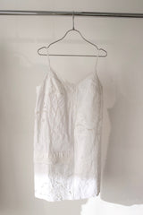 cutwork lace camisole dress