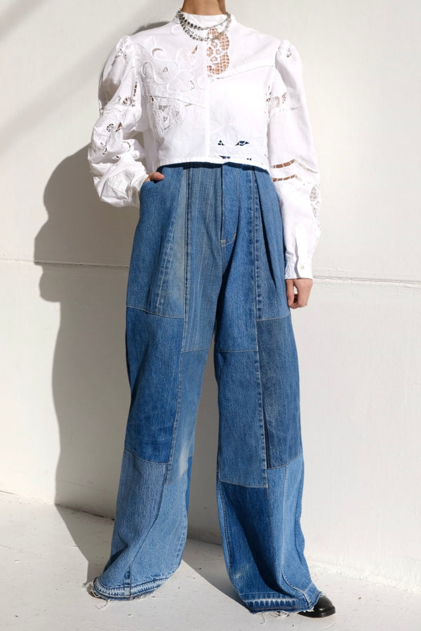 tuck wide pants