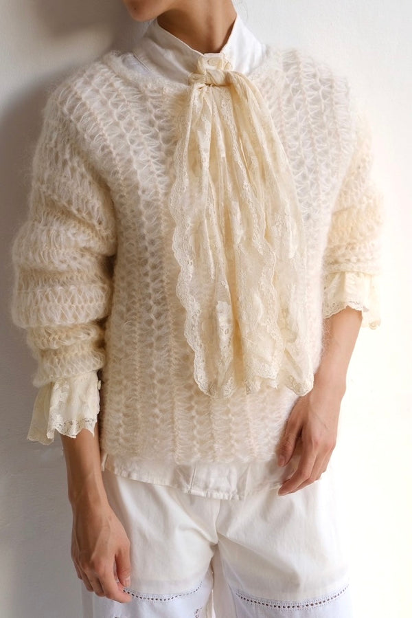 mohair knit top