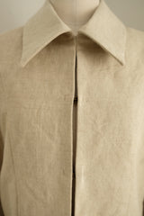 linen patchwork jacket