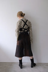 half wide pants / M