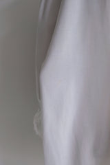 cutwork frill collar blouse