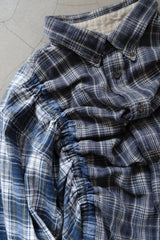 check shirring shirt