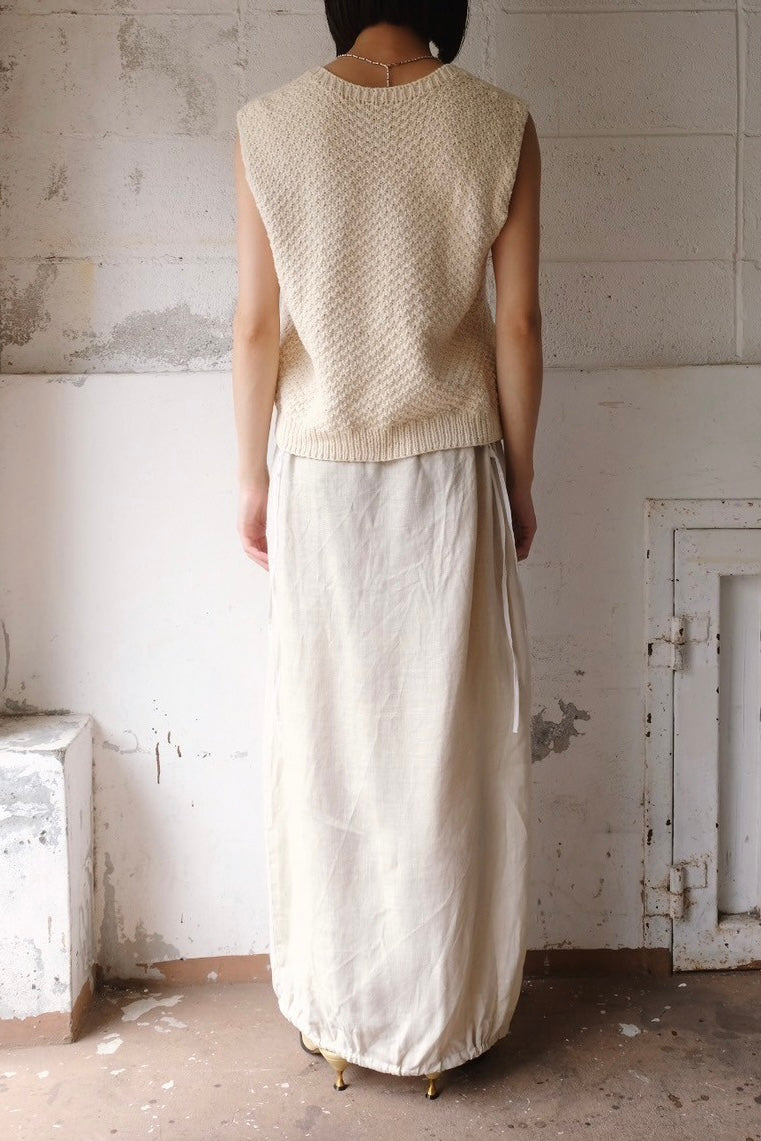 linen long skirt