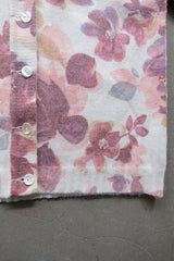 floral knit cardigan