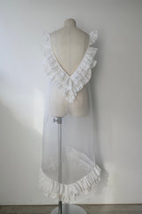 silk organdy lace dress