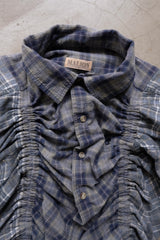 check shirring shirt