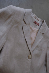 linen tailored jacket