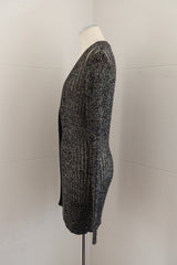 knit long sleeve cardigan