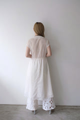 v-neck cache-coeur dress