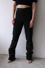 dead stock black denim pants