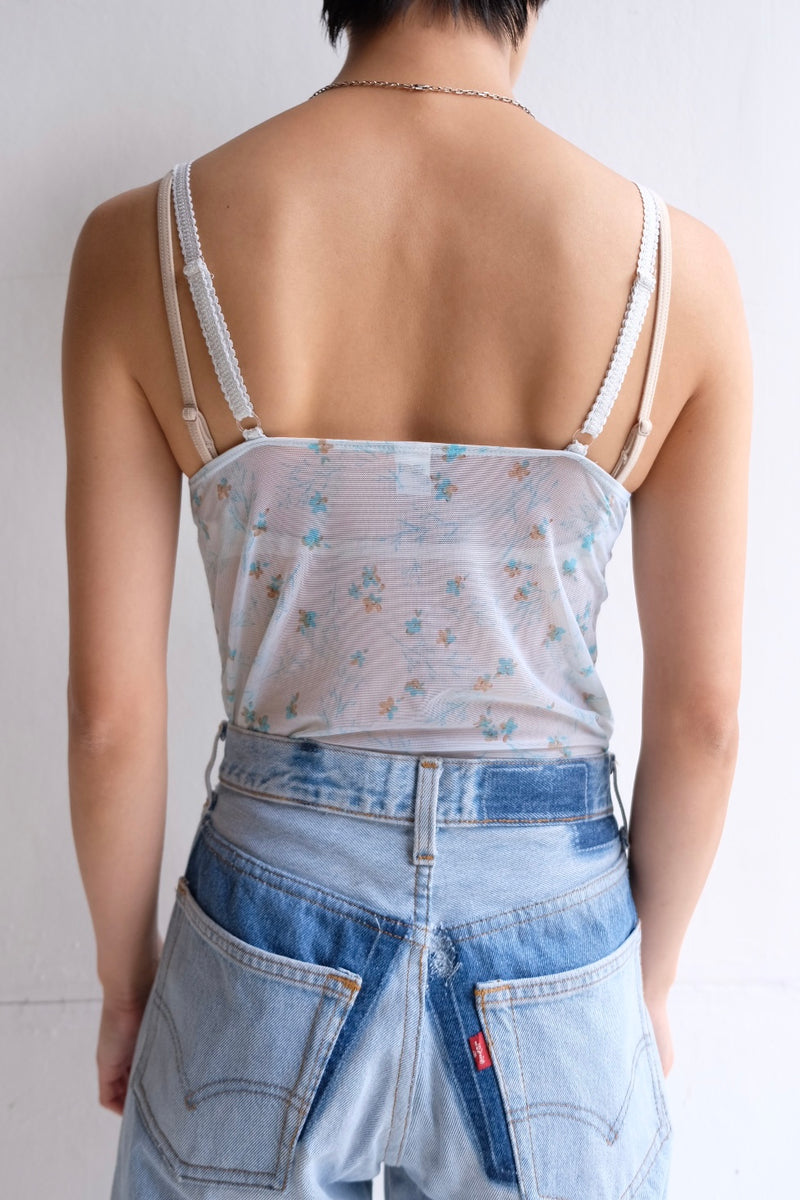 slip flower camisole