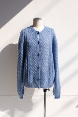 mohair knit cardigan