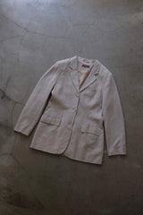 linen tailored jacket