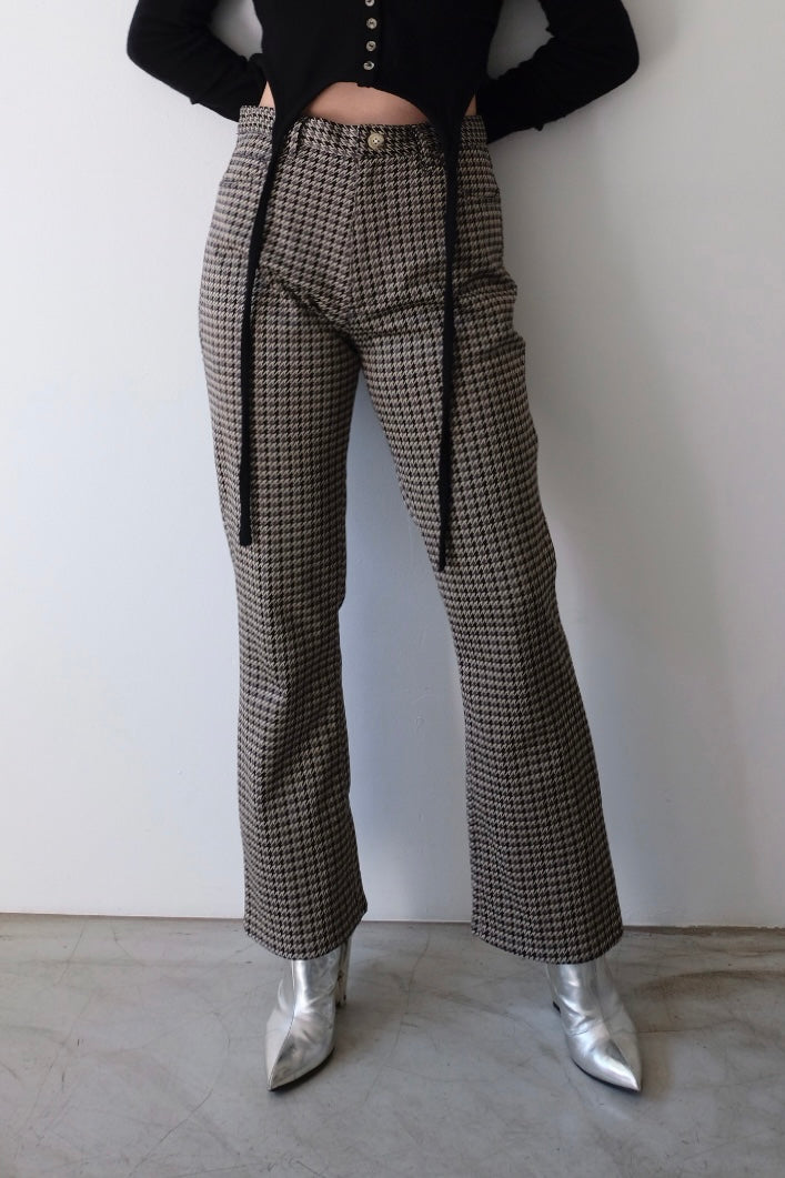 houndstooth pattern pants – MALION vintage