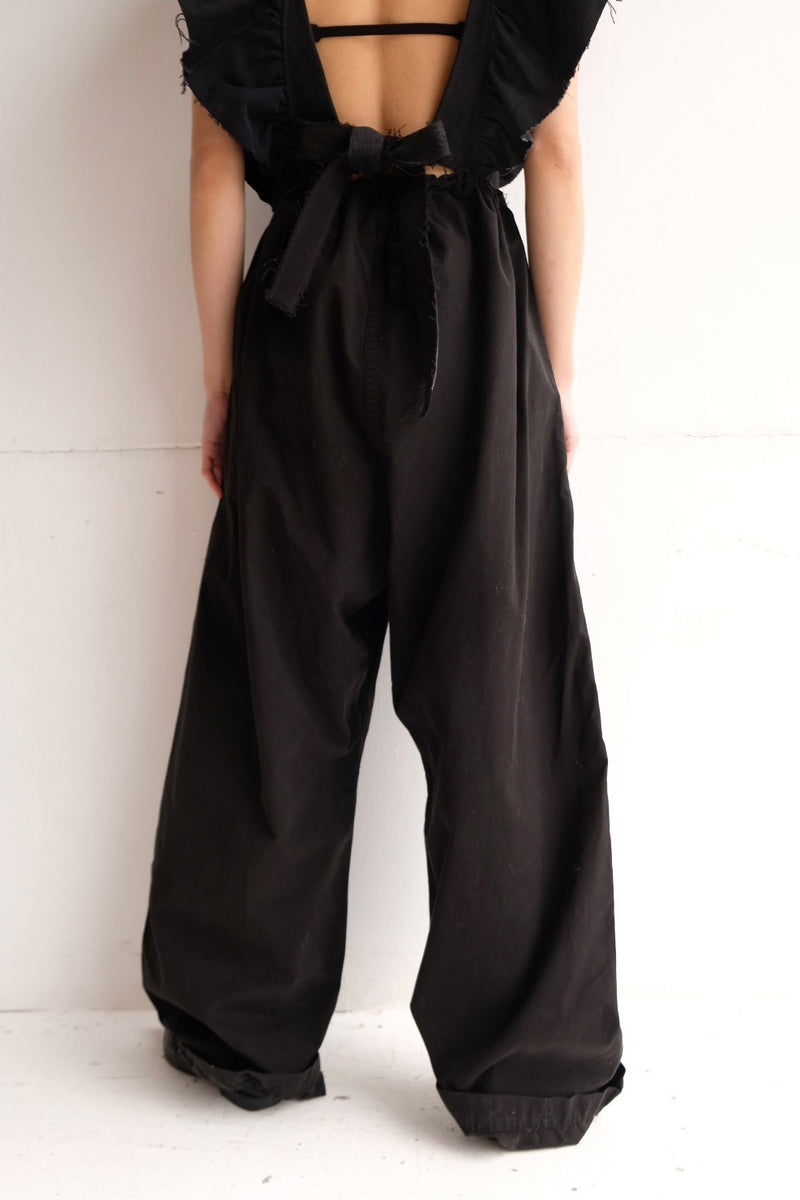 black snow pants