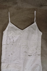 cutwork lace camisole dress