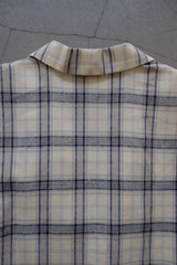 plaid tailored jacket