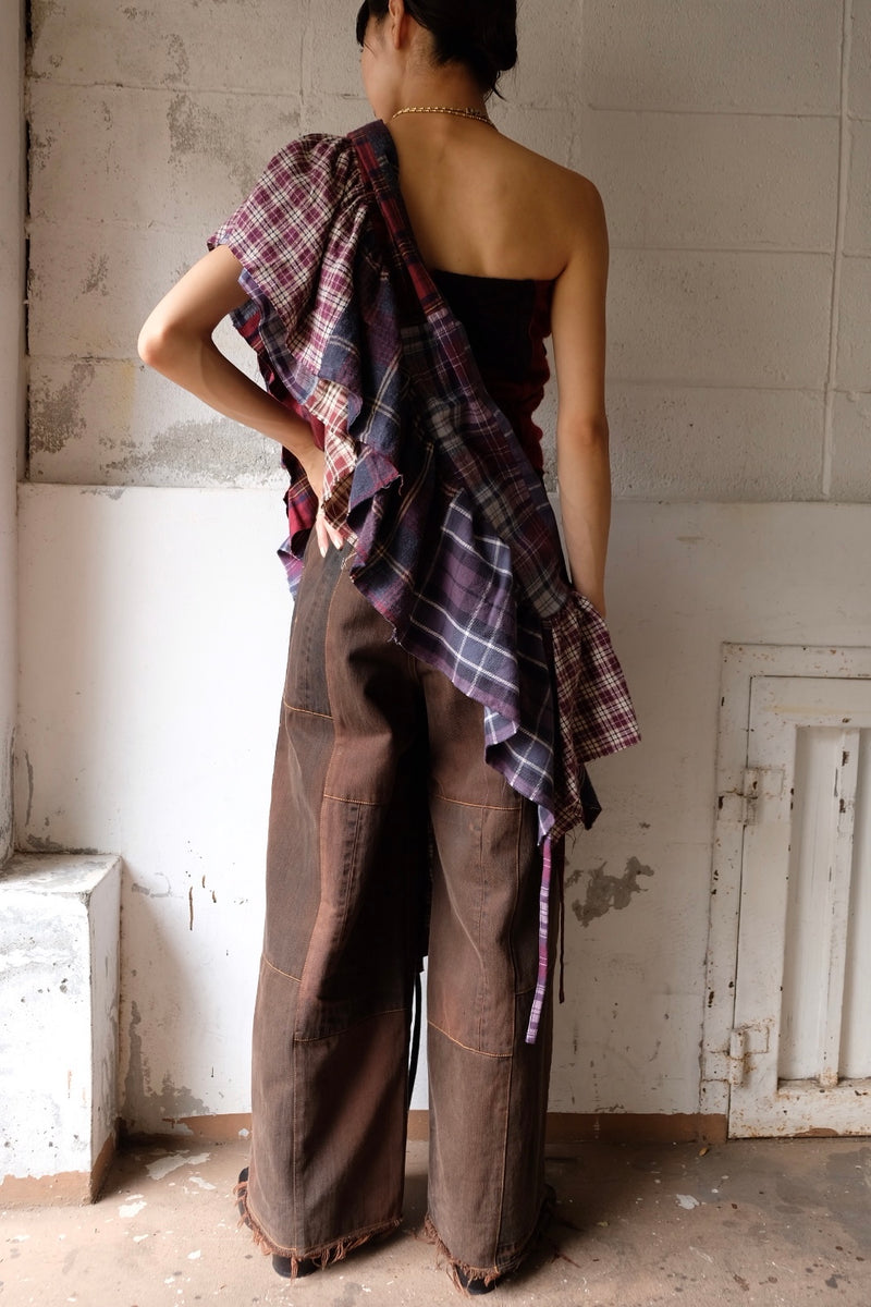 check frill stole