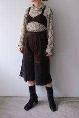 half wide pants / M