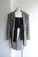 tweed tailored jacket