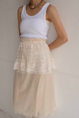 lace layered skirt