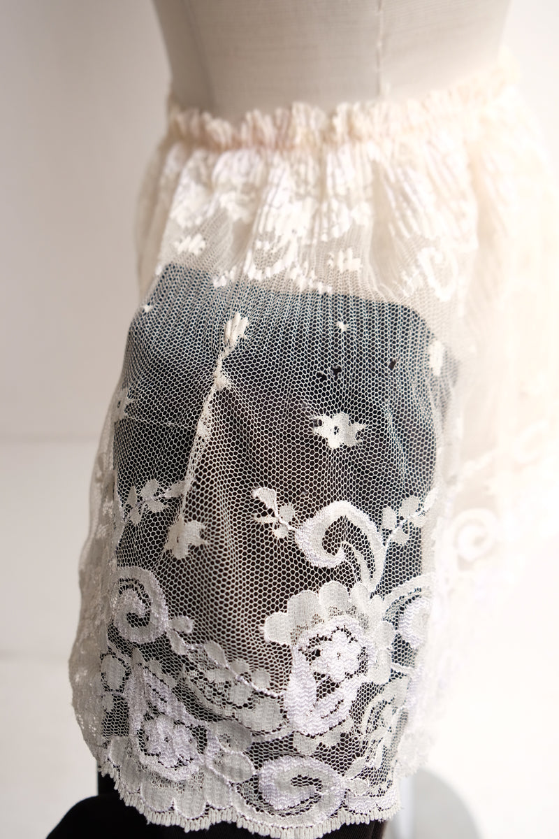 lace layered skirt