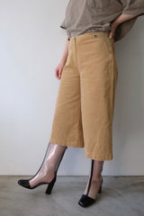 corduroy half pants