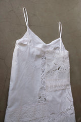 cutwork lace camisole dress