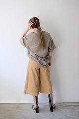 corduroy half pants