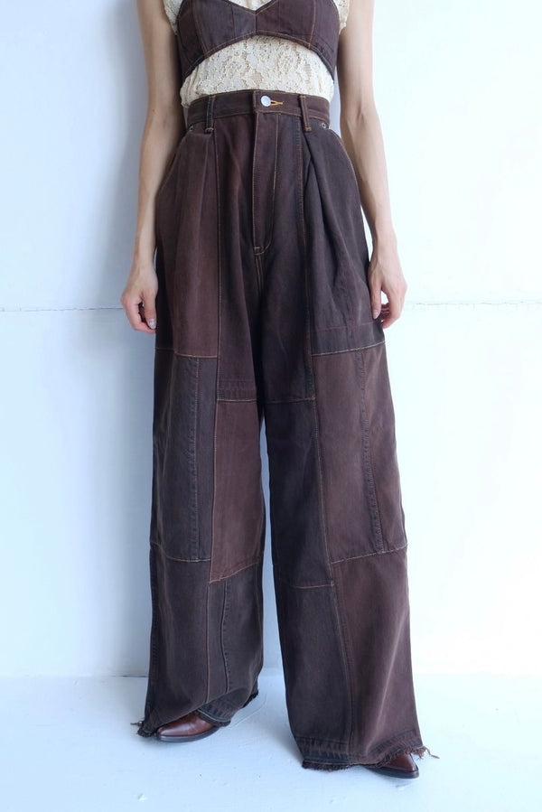 tuck wide pants