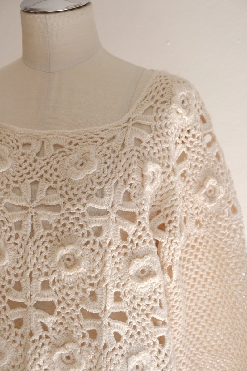 hand crochet knit top