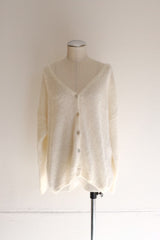 mohair knit cardigan