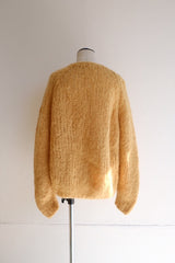 mohair knit cardigan