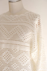 crochet knit top