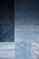 patchwork denim fabric