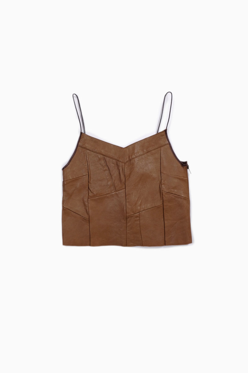 leather camisole