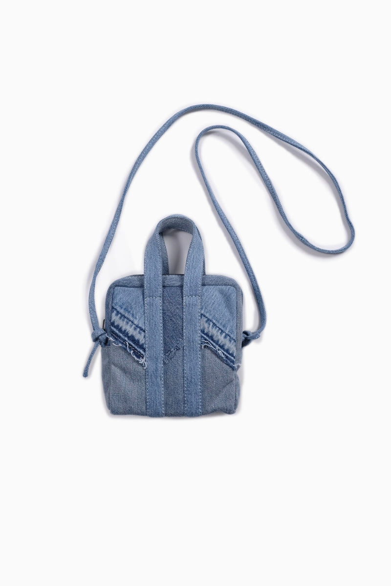 denim mini bag