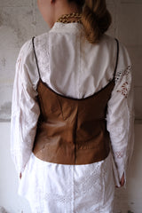 leather camisole