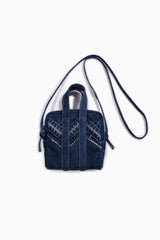 denim mini bag